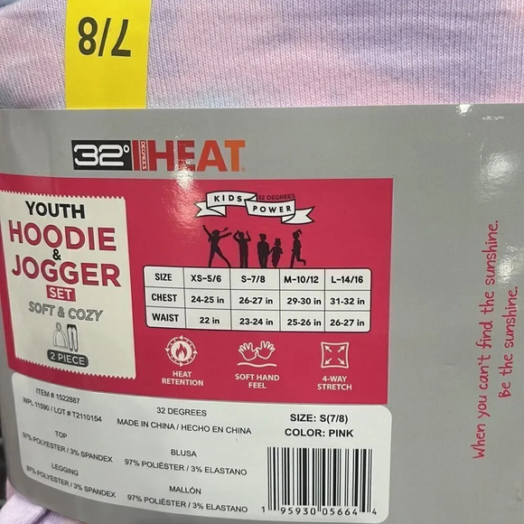 32 Degrees Youth 2-piece Set XS Small Medium - Picture 6 of 9
